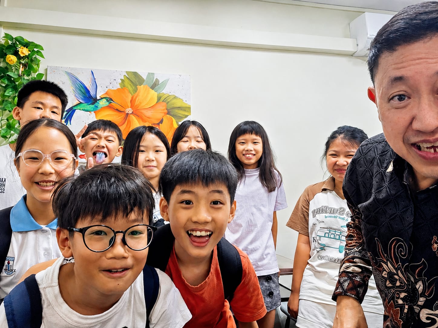 Students and teacher at The Learning Continuum